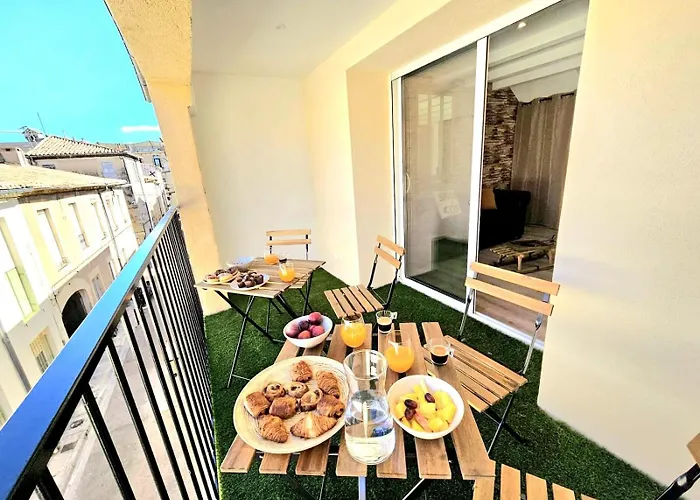 Apartmán L'escale Cevenole - Terrasse Et Clim Nîmes